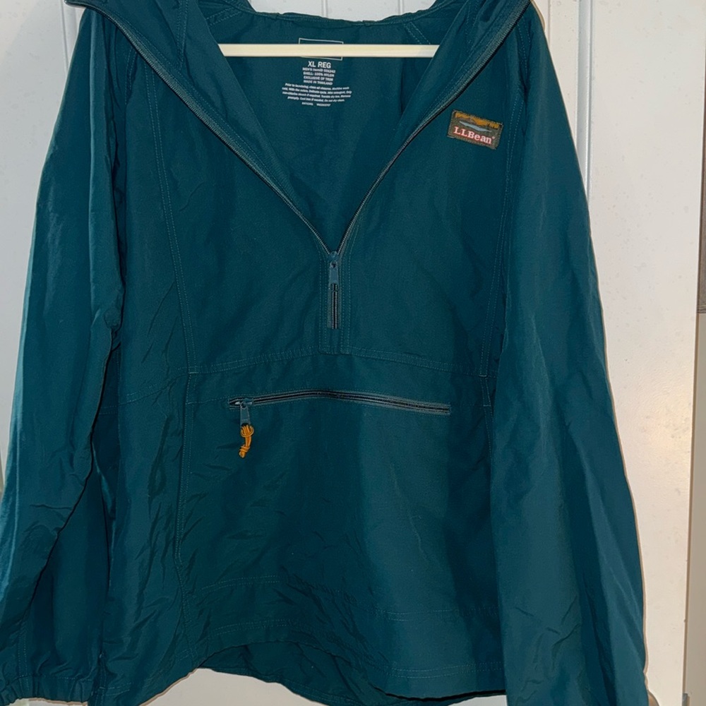 LLBEAN RAINJACKET PULLOVER SIZE XL